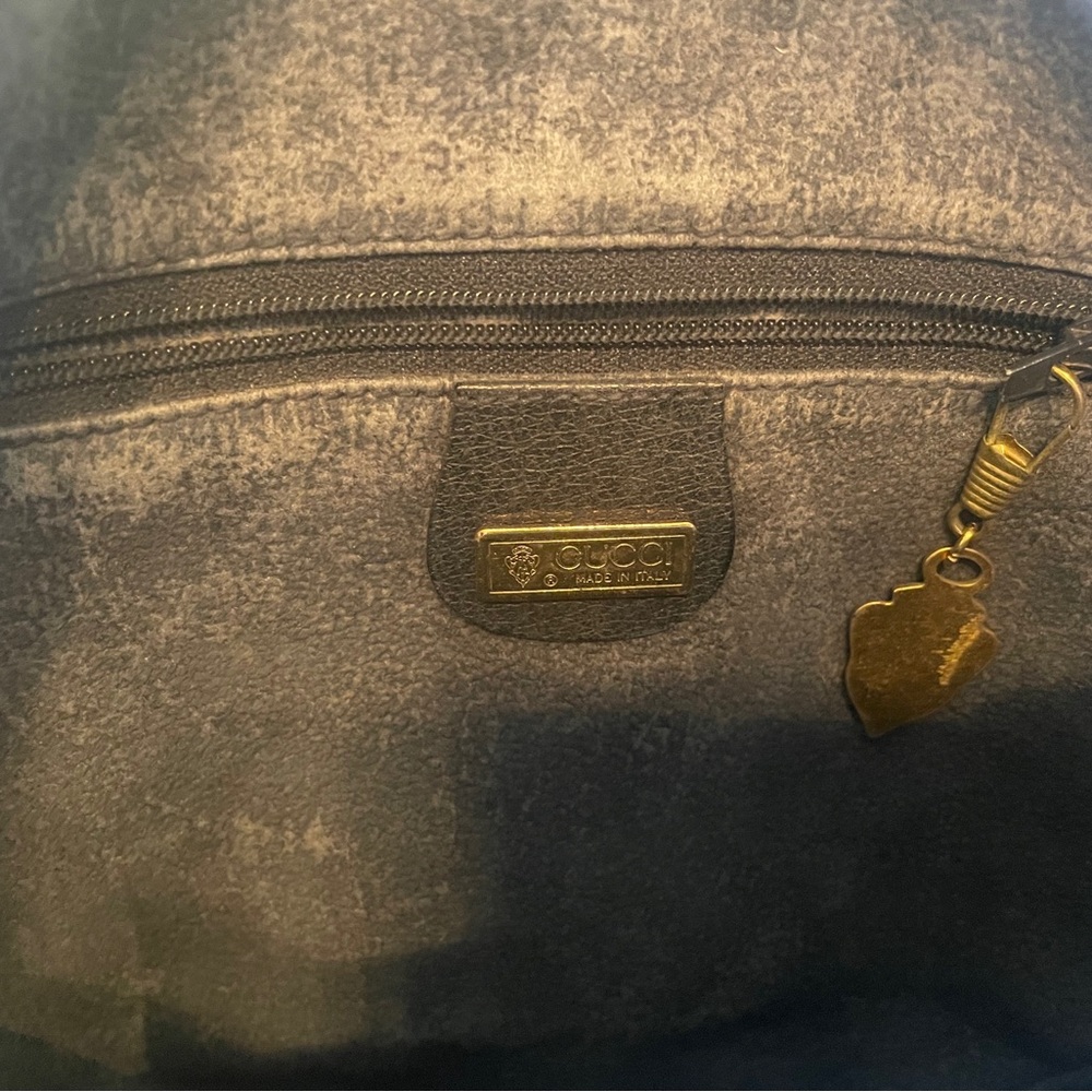 Gucci | vintage Ophidia GG Round Bag | Navy - Picture 12 of 16